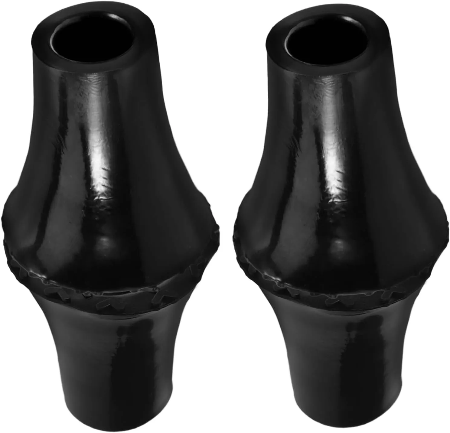3sets 4pcs Non Slip Cane Tips Replacement Foot Pads for Stability Lightweight Durable Crutch Tips Shock Absorbing Design for Walking Sticks Trekking Poles Easy to Install 4pcs*3
