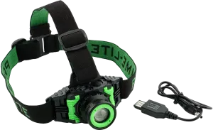 3W Zoom Head Light - Rechargeable - Li-ion