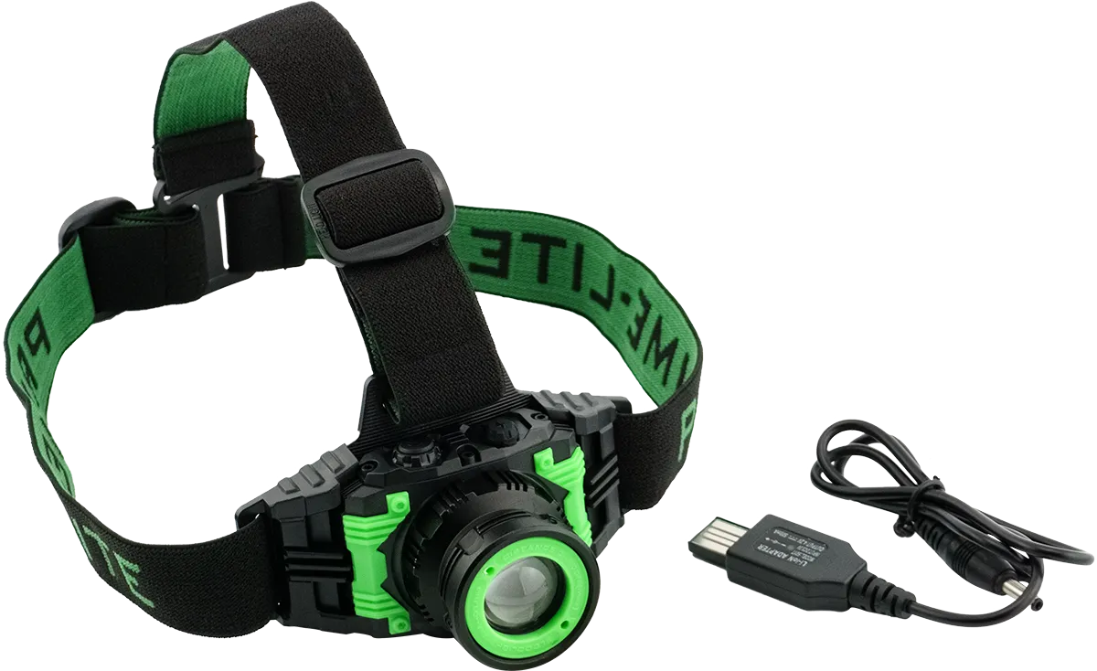 3W Zoom Head Light - Rechargeable - Li-ion