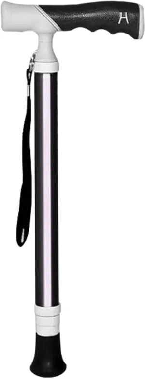 4-Section Telescopic Walking Stick Titanium Alloy Lightweight Hiking Stick - Can Be Put in a School Bag Non-Slip Walking Stick(A,38~105cm)