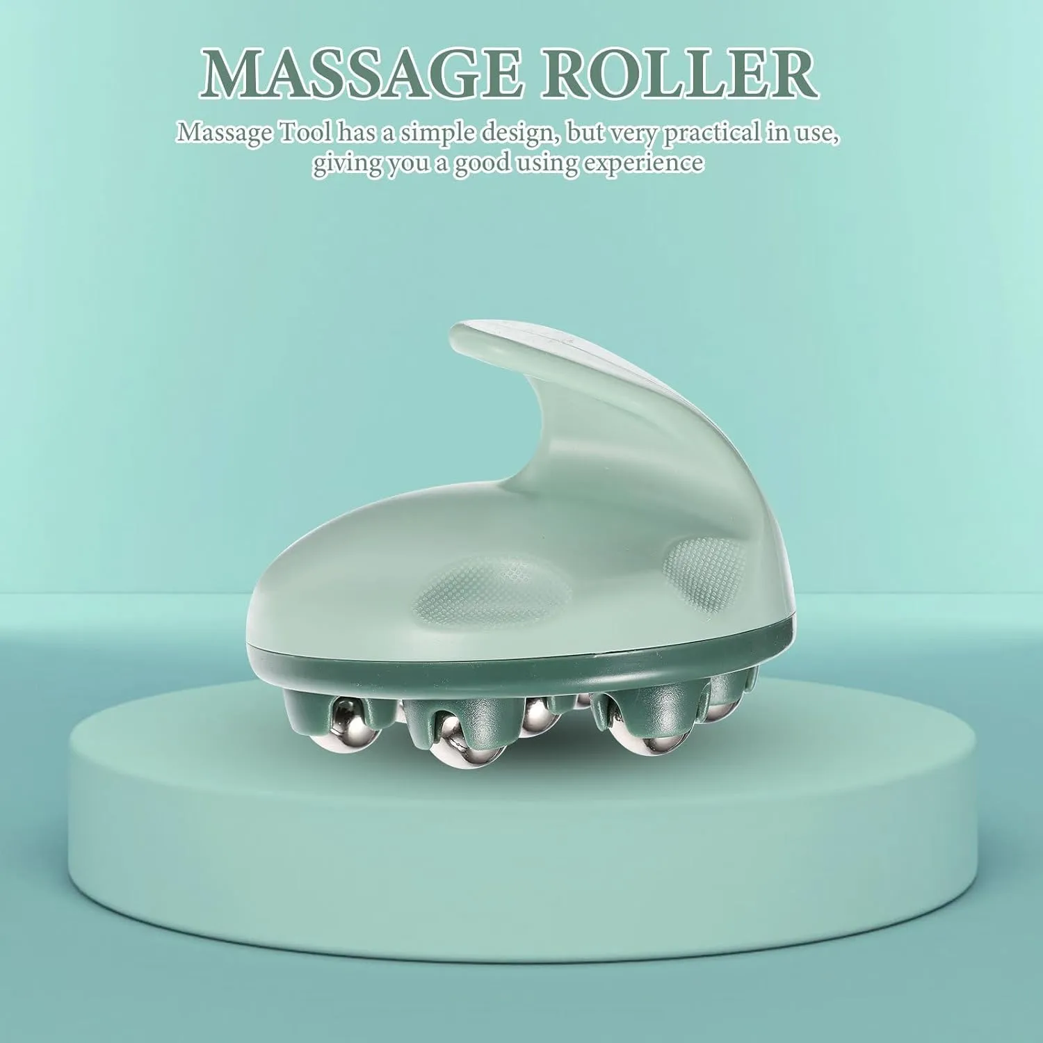 4pcs Roller Ball Massage Tools: Portable Held Massager - Shoulder Neck Foot Massage Tools Deep Acupoint Massager for Body - Ideal for Home and Office Use