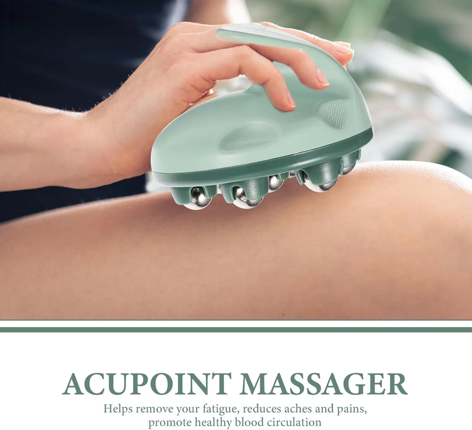 4pcs Roller Ball Massage Tools: Portable Held Massager - Shoulder Neck Foot Massage Tools Deep Acupoint Massager for Body - Ideal for Home and Office Use
