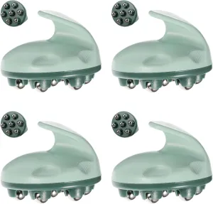 4pcs Roller Ball Massage Tools: Portable Held Massager - Shoulder Neck Foot Massage Tools Deep Acupoint Massager for Body - Ideal for Home and Office Use