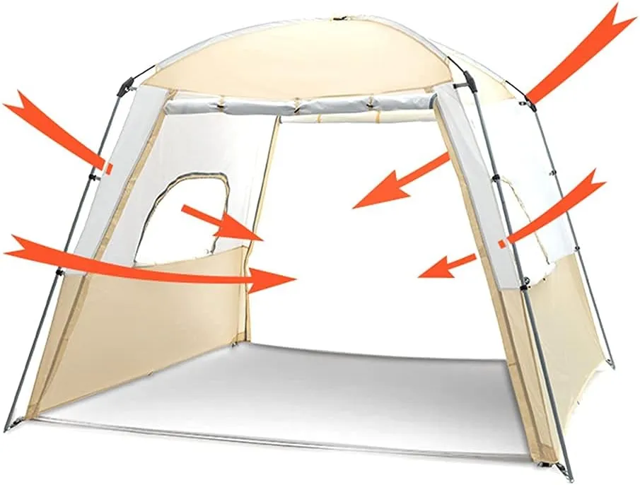 5-8 Person Cabin Tent Ultra with Porch Camping Dome Shelter Tent Sun Shelter Canopy Event Tent for Party Garden Patio Backyard