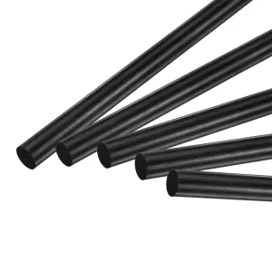 5-Pack Carbon Fiber Rods, 300mm Length 7mm Dia Carbon Fiber Solid Matte Pole for RC Airplane/DIY Craft/Scale Model Kite Wing Tube [11.81 x 0.27IN]