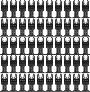 50 Pcs Oscillating Tool Blades, Professional Universal Oscillating Saw Blades, Wood Multitool Blades, Quick Release Durable Oscillating Tool, Multi Tool Blades Fit All Models (44mm)