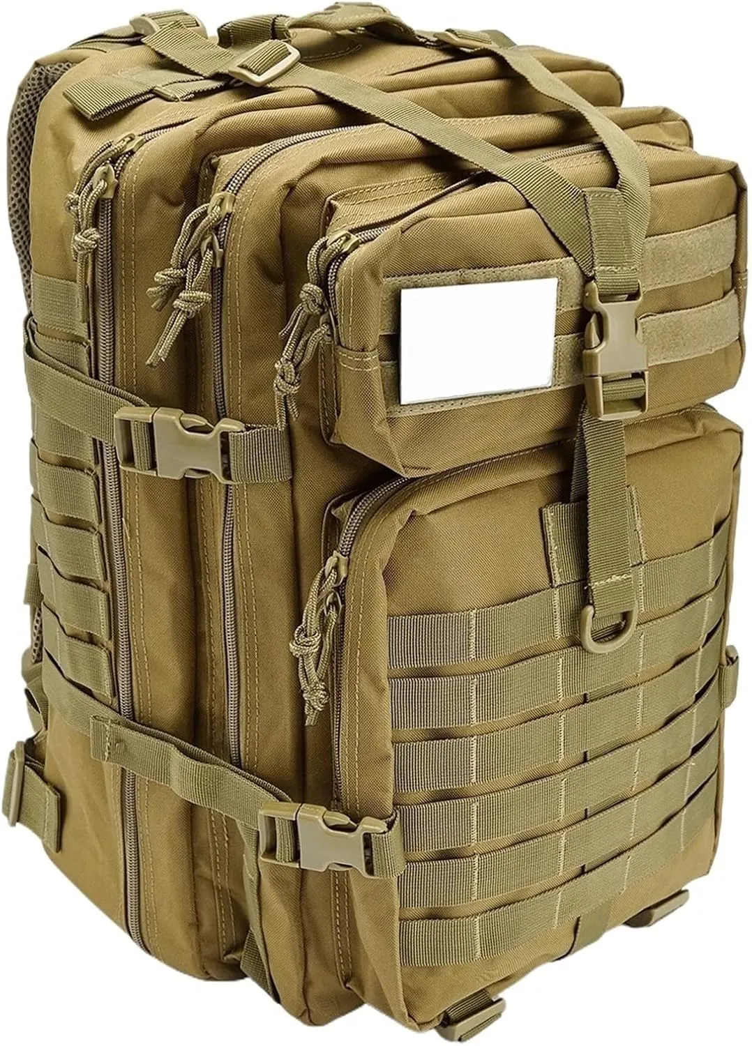 50L Tactical Backpacks Man Traveling Bags Survival Outdoor 3P Assault Pack EDC Molle Pack Hiking Trekking Hunting Bag(Yellow)