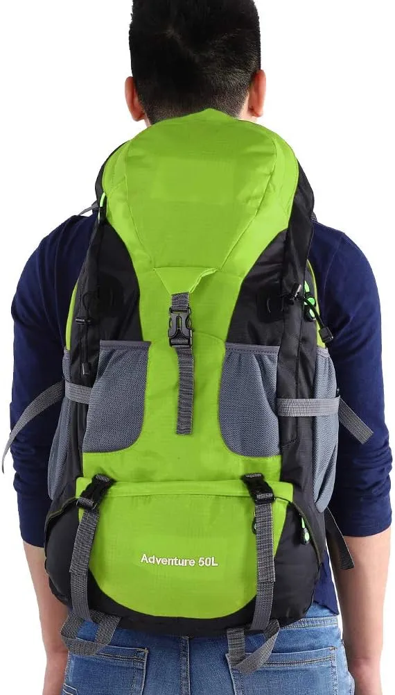 50L Water Proof Hiking Backpack Lightweight Cycling & Climbing Backpack with Ventilation