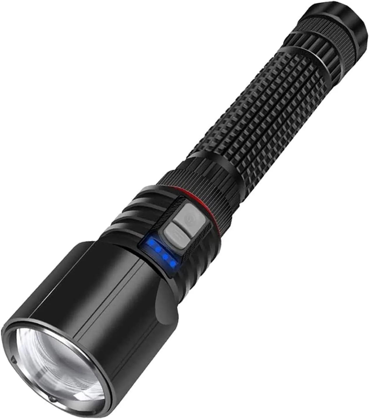 5800 Lumens LED Tactical Flashlight, Water Resistant Flashlight, Rugged and Bright for Outdoor Activity, 5 Light Modes