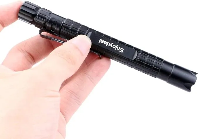 5PCS LED Pen Light Flashlight Ultra Slim 1000LM Penlight Waterproof Pocket Flashlight for Indoor Outdoor Inspection Work Repair and Emergency 5.5inch