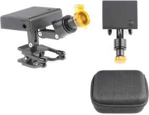 5W LED Headlamp Adjustable Brightness with Plastic Clip Filter for Binocular Loupes Glasses