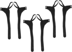 6pcs Adjustable Ski Pole Straps Set Lightweight Ergonomic Design for Comfortable Grip and Secure Skiing Gear Carrying Durable Weather Resistant Accessory for Outdoor Activities