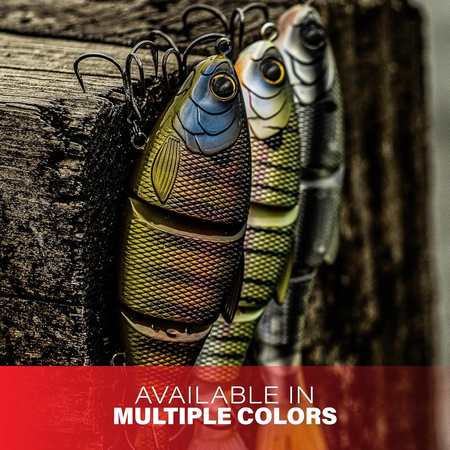 6TH SENSE Trace 6" Multi-Jointed Swimbait - 4-Piece Life-Like Action - Premium 3D Eyes and Scales - Sharp Black Nickel Hooks - Bass Fishing Lure