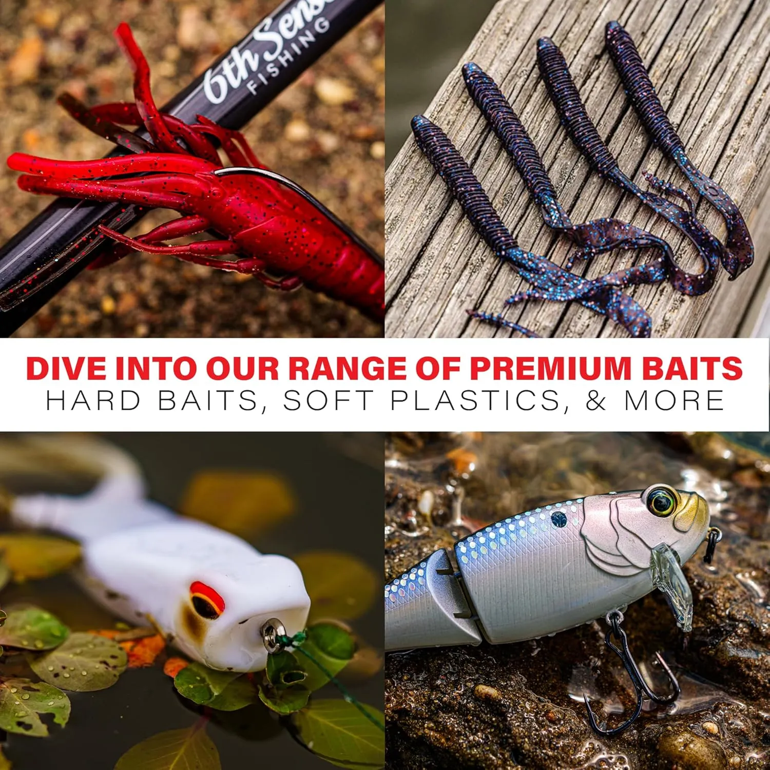 6TH SENSE Trace 6" Multi-Jointed Swimbait - 4-Piece Life-Like Action - Premium 3D Eyes and Scales - Sharp Black Nickel Hooks - Bass Fishing Lure