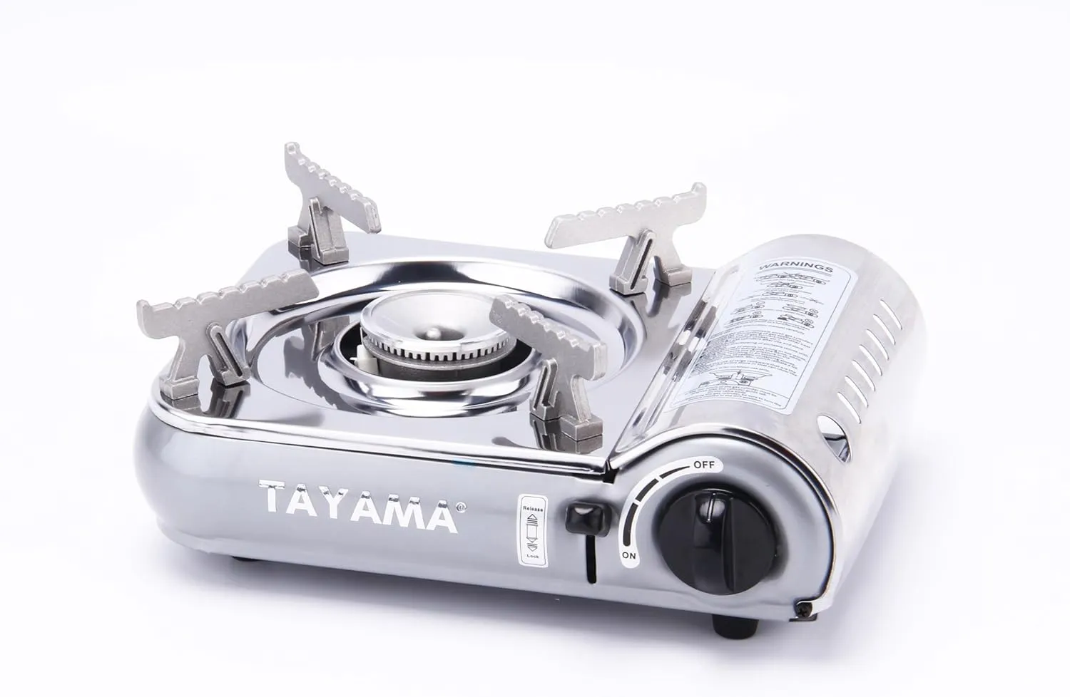 7,000 BTU Mini Stainless Steel Butane Gas Portable Camping Stove