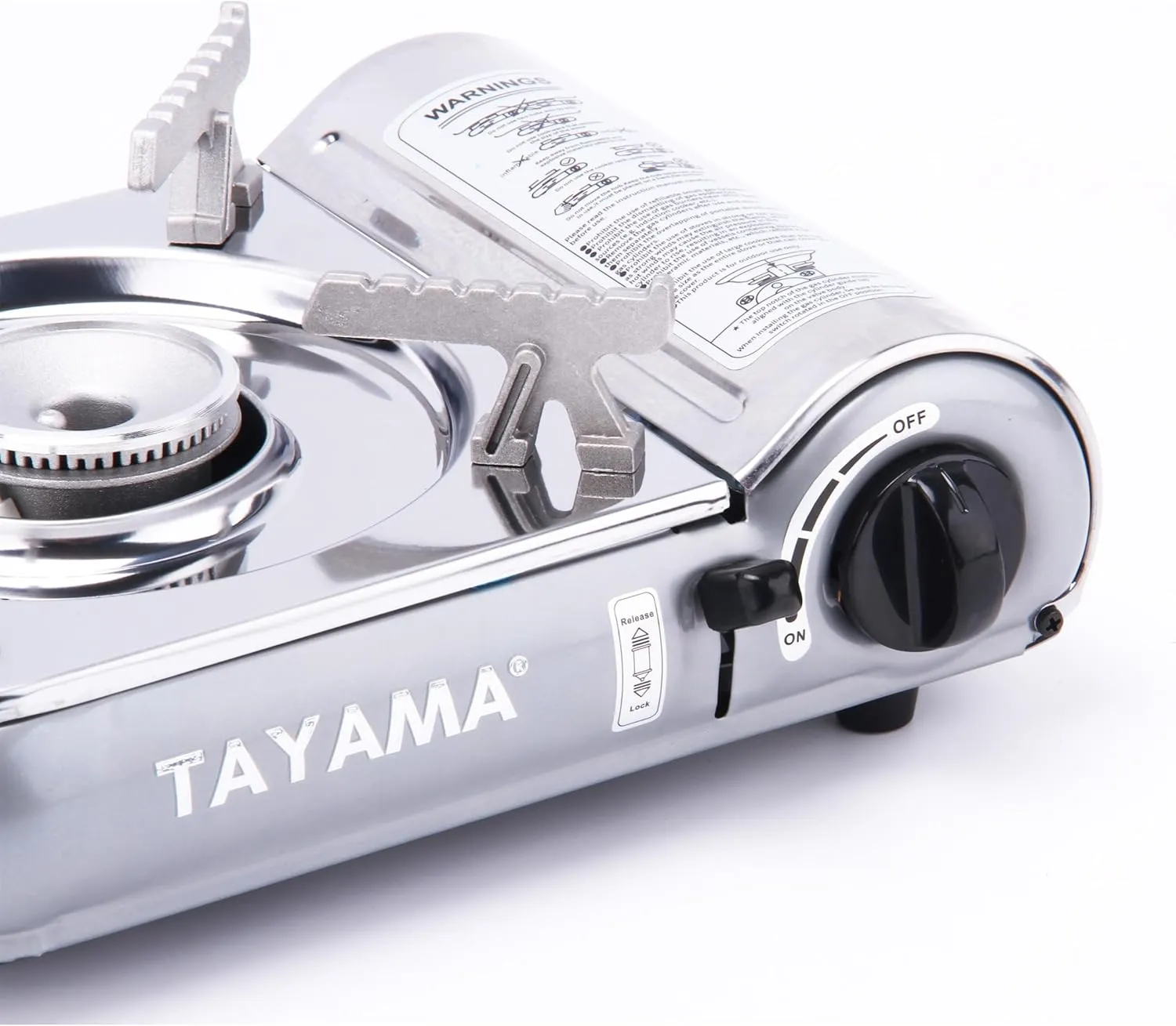 7,000 BTU Mini Stainless Steel Butane Gas Portable Camping Stove