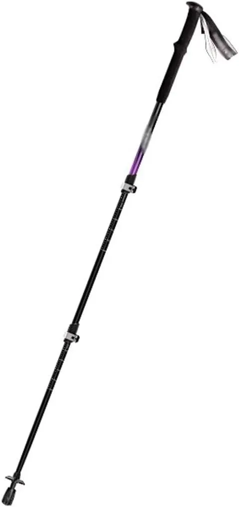7.9 Oz Ultralight Trekking Poles, Adjustable Backpacking Walking Stick, with EVA Grips   Wrist Strap, Aluminum Alloy Shaft