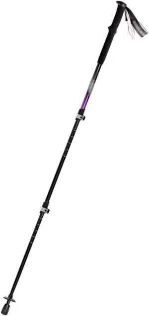 7.9 Oz Ultralight Trekking Poles, Adjustable Backpacking Walking Stick, with EVA Grips   Wrist Strap, Aluminum Alloy Shaft