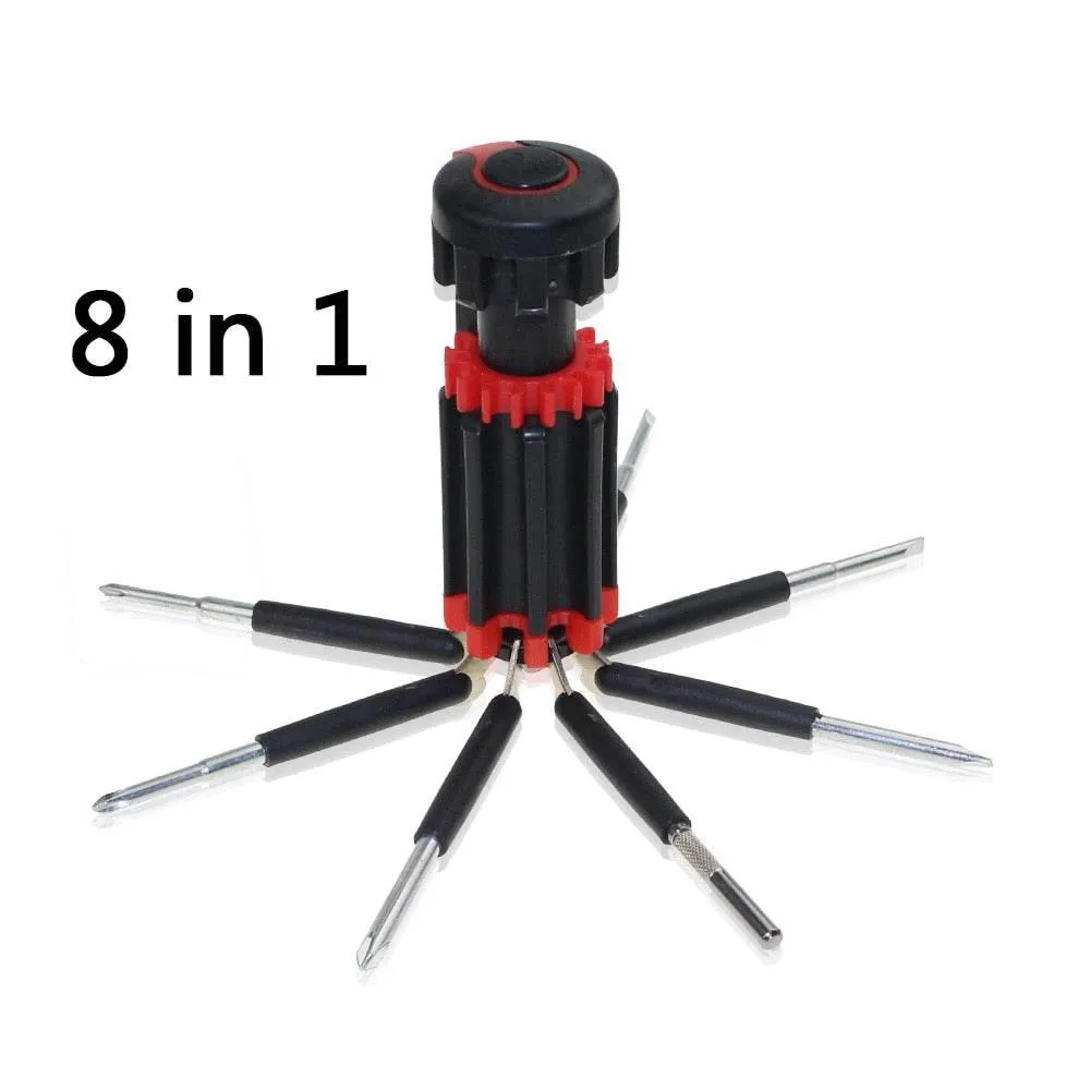 8-in-1 LED Screwdriver Set - Foldable Multi-Tool