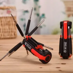 8-in-1 LED Screwdriver Set - Foldable Multi-Tool