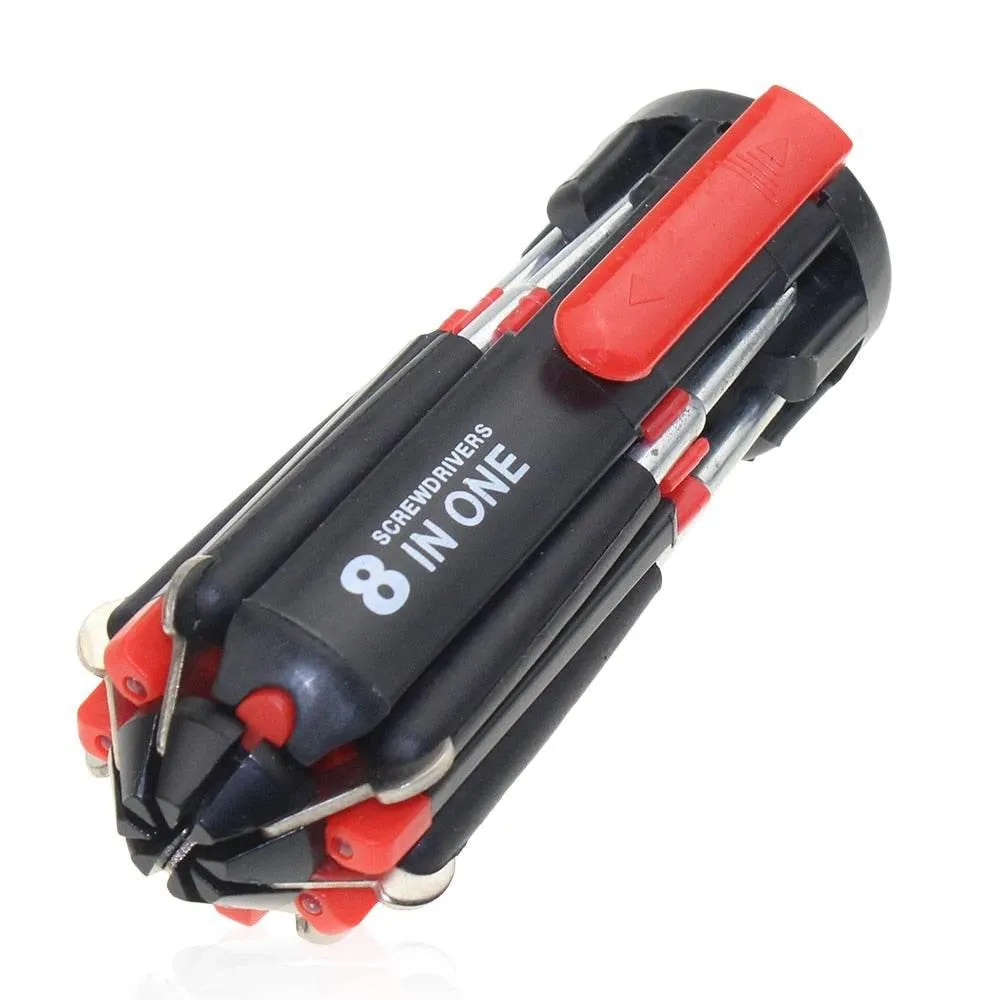 8-in-1 LED Screwdriver Set - Foldable Multi-Tool