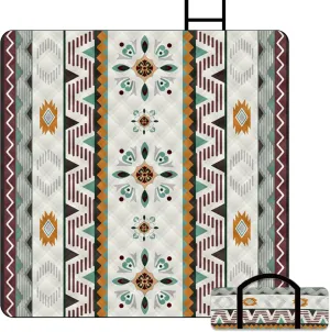 80"x60" Waterproof Picnic Blanket Large Outdoor Camping Blanket Foldable Picnic Camping Blanket Thicker Machine Washable Picnic Mat Portable Wearable for Picnics, Camping
