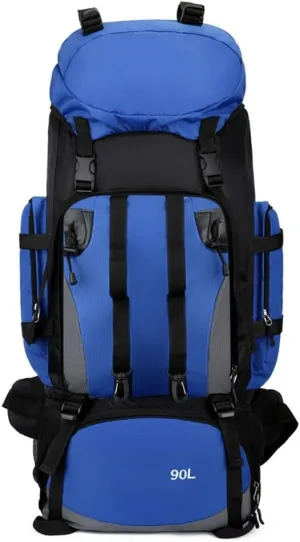 90L Waterproof Hiking Camping Backpack Trekking Bag Rucksack Large Capacity Travel Outdoor Sports Bags
