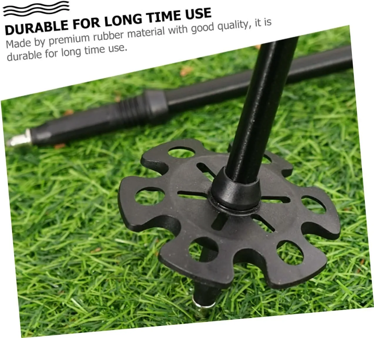 ABOOFAN 24 Pcs Alpenstock Snowflake Walking Stick tip Cover Trekking Pole Tips Cover mudflaps Pole Tip Protector