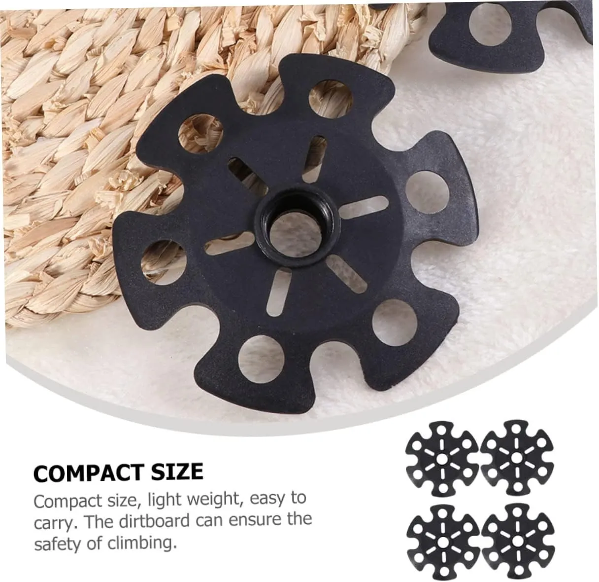 ABOOFAN 24 Pcs Alpenstock Snowflake Walking Stick tip Cover Trekking Pole Tips Cover mudflaps Pole Tip Protector