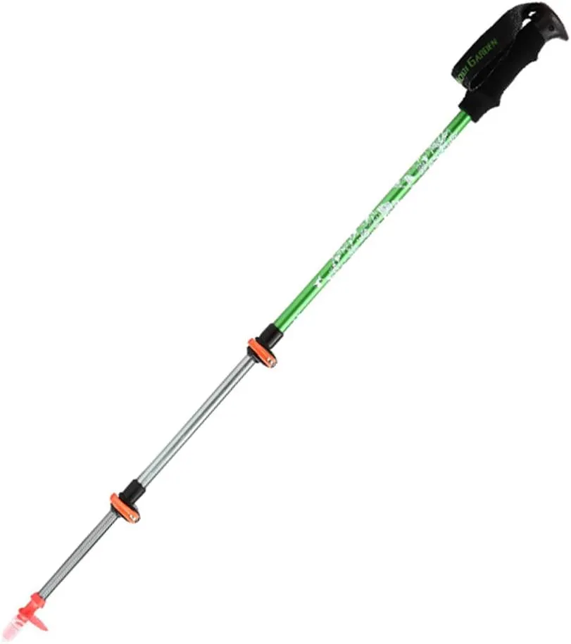 Adjustable Lightweight Aluminum Alloy Hiking/Walking/Trekking Poles/Crutch with Quick Locks for Exploration, Backpacking, Climbing, Camping