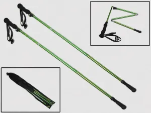 Adjustable Poles Walking With Handcrafted Straps Hiking - x2 Folding Value for money Trekking Nordic