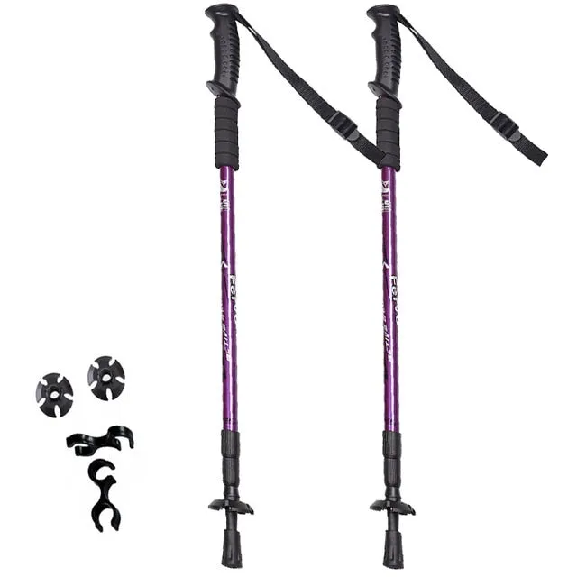 Adjustable Trekking Poles 2pcs/lot