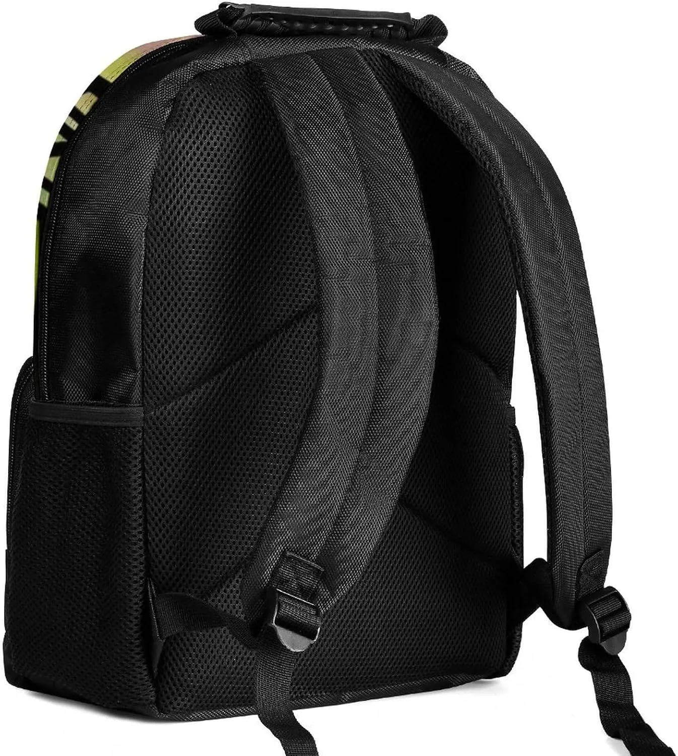 Adults Lightweight Psychedelic Trippy Eye Lotus Art Rucksacks Large Capacity Bookbag With Adjustable Shoulder Straps for Trekking Outdoors Bicycle