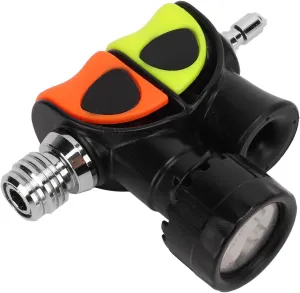 Air Powered Surface & Underwater Signaling Device Scuba Dive BC BCD Gear,Diving Buzzer Sounder Double Frequency Underwater Universal Signal Acoustic Generator