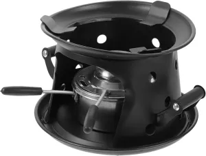 Alcohol Burner Stove Set Portable Camping Stove Gas Heater for Tent Small Pot Outdoor Cooking Supplies Random