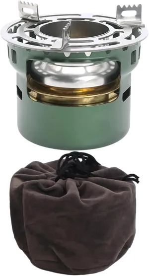 Alcohol Stove Aluminum Alloy Alcohol Stove Rack Stable Camping Stove for Travel