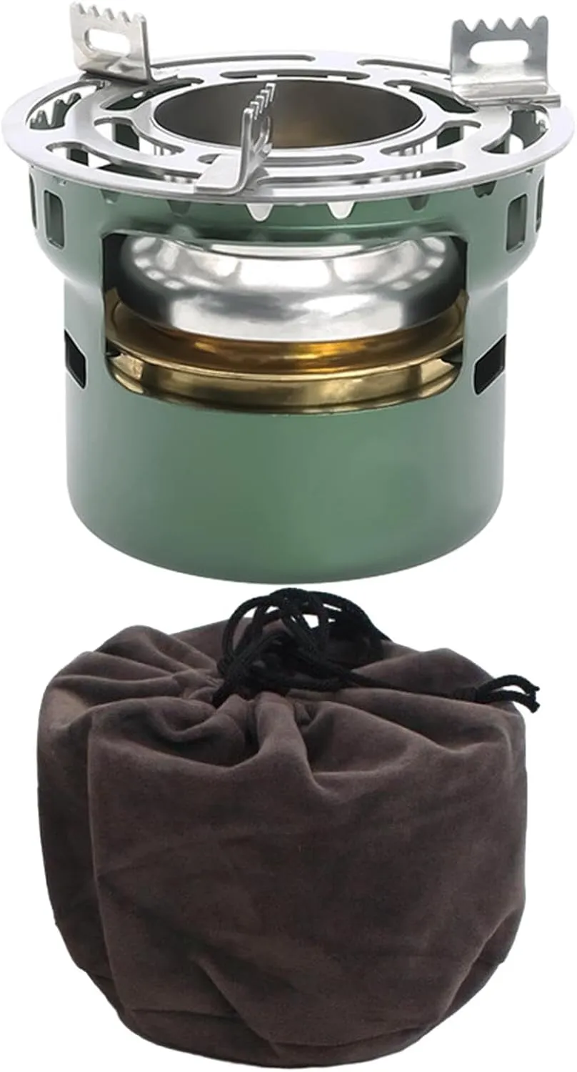 Alcohol Stove Aluminum Alloy Alcohol Stove Rack Stable Camping Stove for Travel