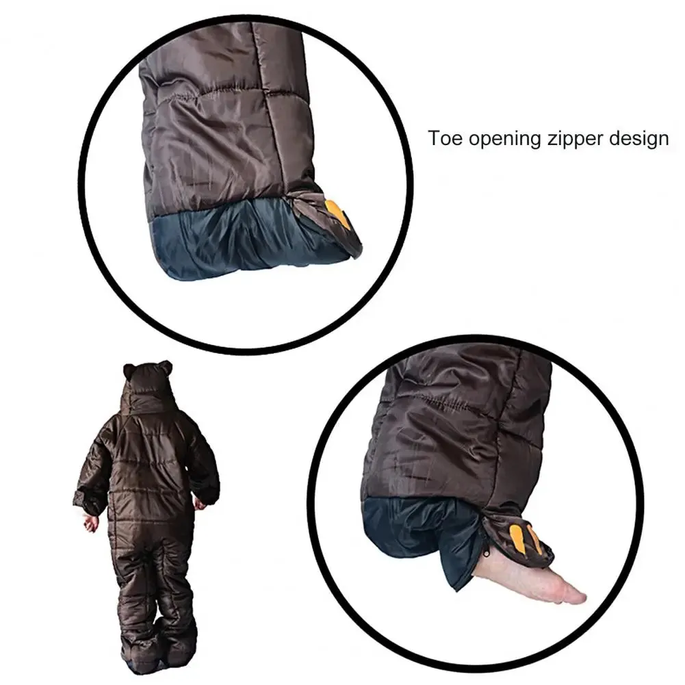 All-Weather Alien Sleeping Bag: Waterproof Camping Gear for Universal Comfort
