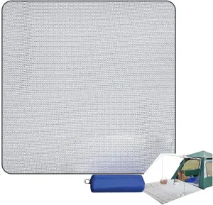 Aluminium Sleeping Mat, Foam Mats, Sleeping Mat for Camping, Insulated Blanket, 4mm Thick Foldable Tent Mat, Thermal Mat, Made of Aluminium Foil and EPE