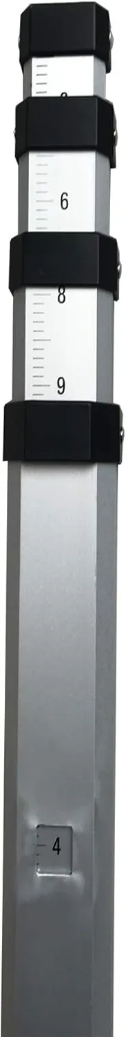 Aluminum Grade Rod - 10ths, With Carrying Case and Rod level (14 Foot)