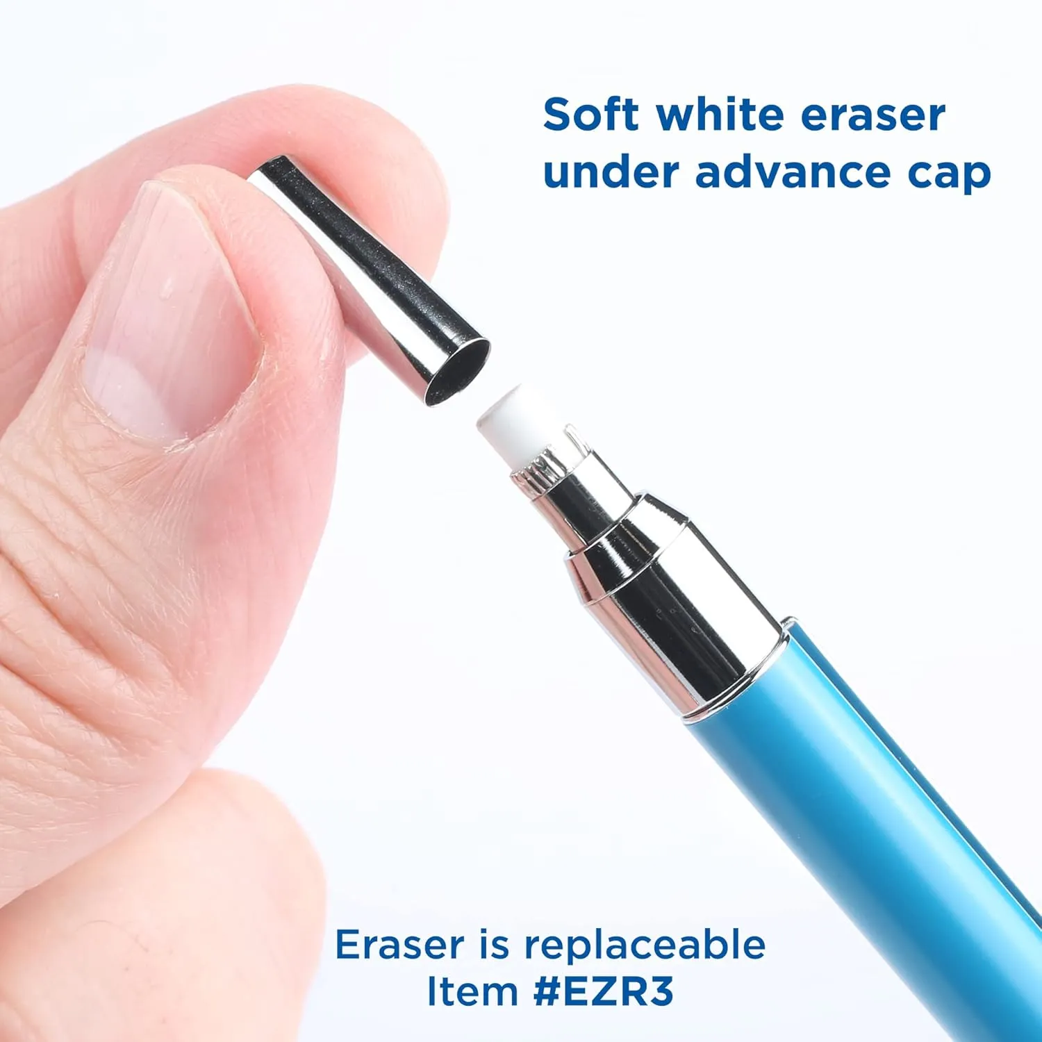 ALVIN DM07 Draft/Matic® Mechanical Pencil, 0.7mm, Stainless Steel Drawing and Design Tool for Students and Professionals, Great for Drafting, Architecture, Engineering, and Art
