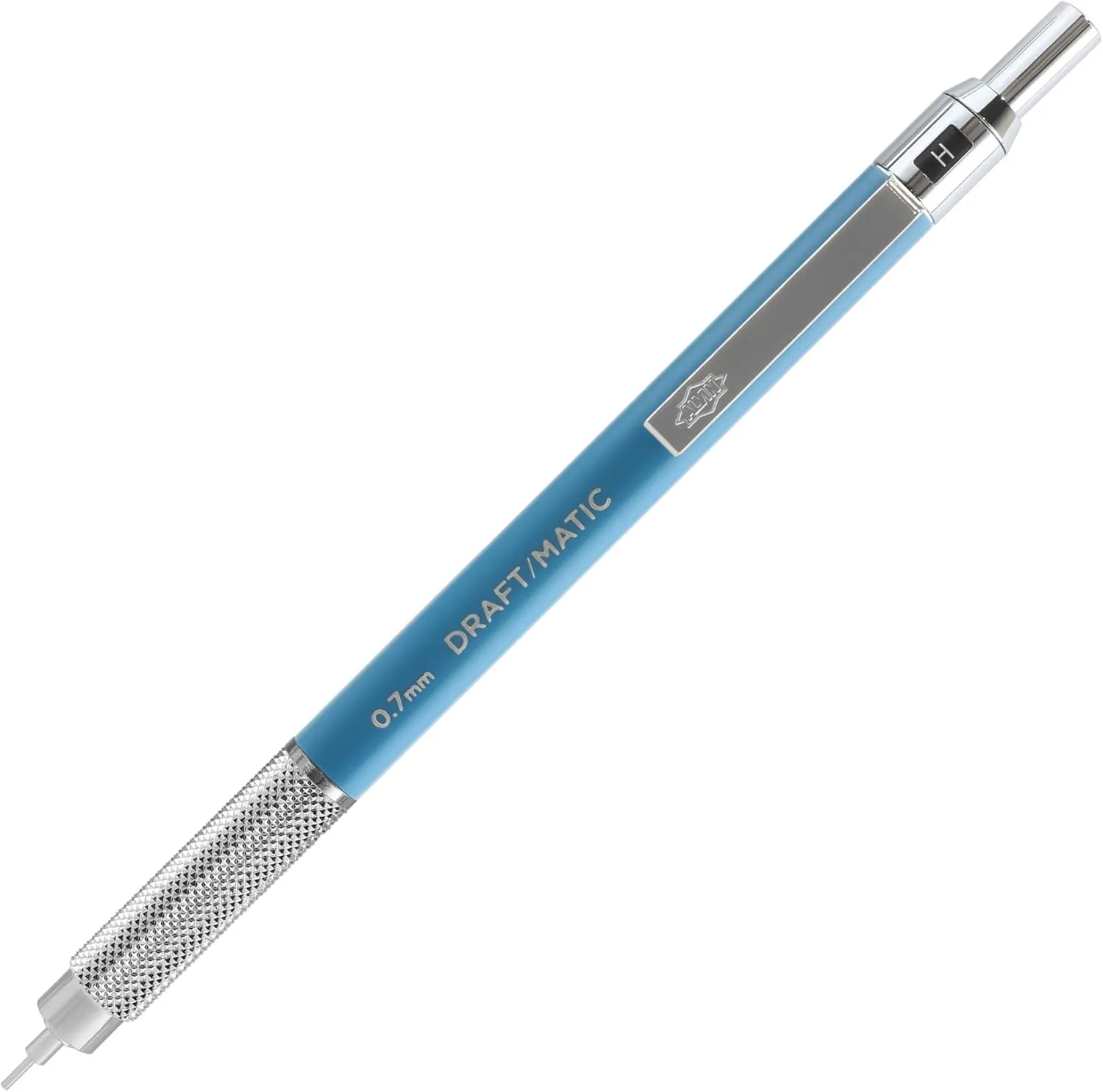 ALVIN DM07 Draft/Matic® Mechanical Pencil, 0.7mm, Stainless Steel Drawing and Design Tool for Students and Professionals, Great for Drafting, Architecture, Engineering, and Art