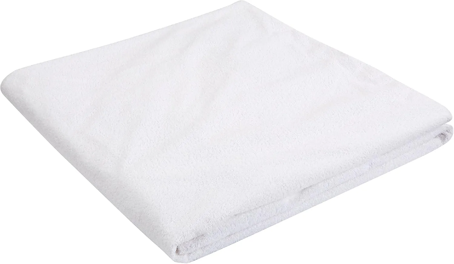 Amazon Basics Waterproof 18 inch Mattress Protector Full Size, Breathable, Machine Washable, White