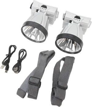 ANGGREK Headlamp Flashlight, Outdoor Headlamp Super Bright Portable Type C Rechargeable for Adventure