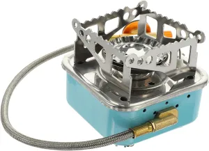 Angoily Portable Gas Stove Lightweight Camping Cooking Equipment Folding Outdoor Stove for Hiking