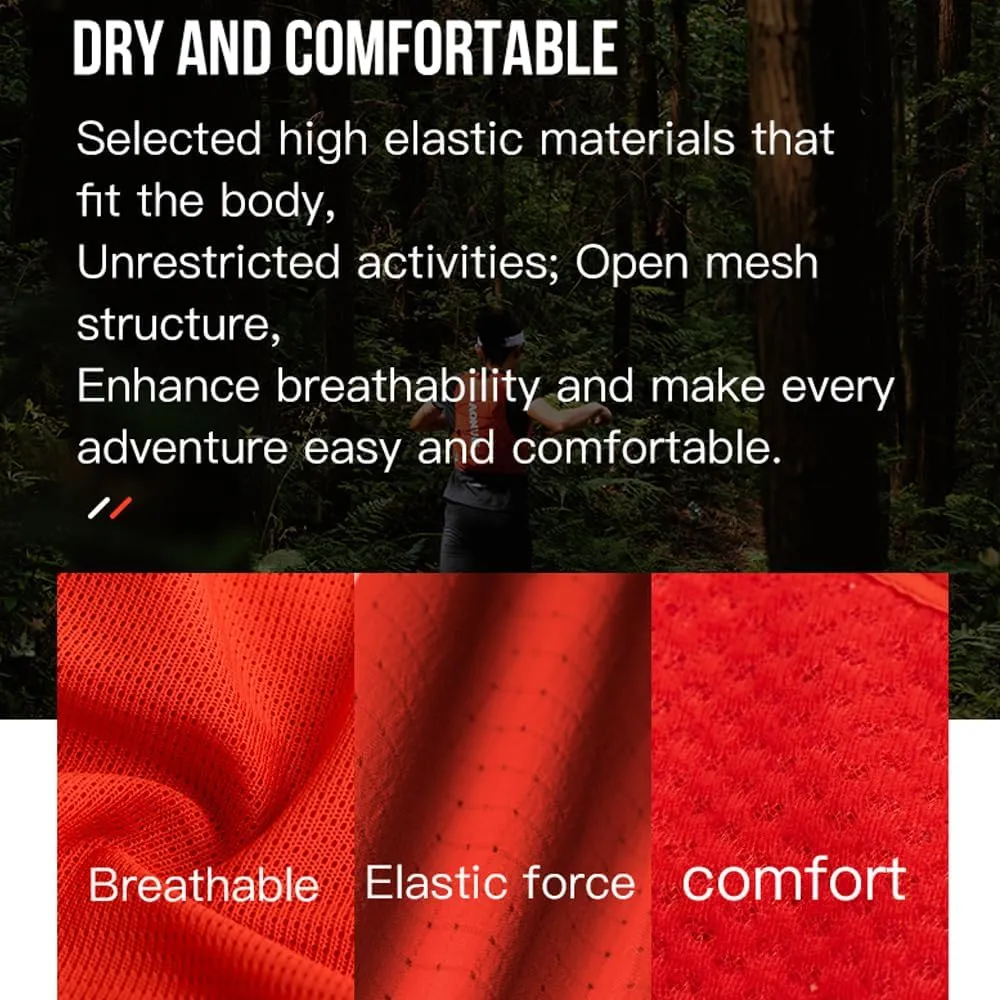 AONIJIE 10L Lightweight Trail Running Vest, Hydration Pack for Men Women, Climbing Hiking Mountaineering Hydration Vest