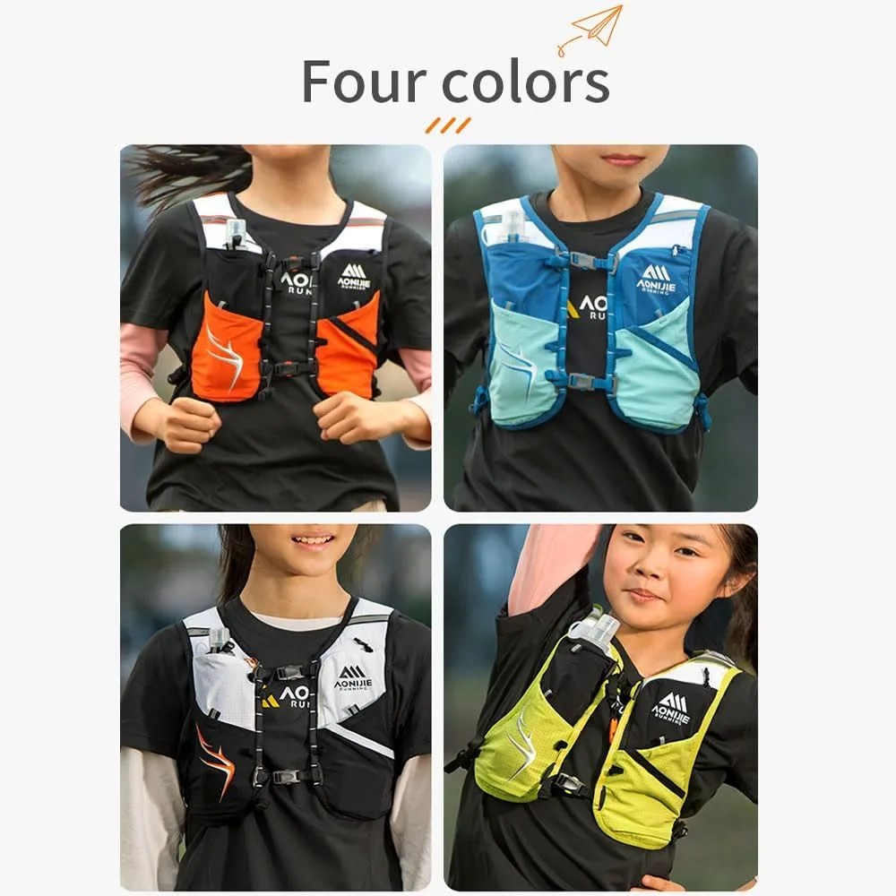 AONIJIE Children's Hydration Backpack, Lightweight 3L Children's Running Backpack Suitable for Hiking, Trail Running