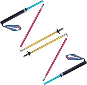 AONIJIE Folding Ultralight 7075 Aluminum Alloy Trekking Poles Quick Lock Trekking Hiking Pole Walking Stick