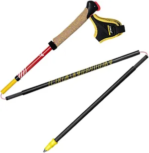 AONIJIE Lightweight 2 pcs Folding Carbon Fiber Trekking Poles with Quick Lock System - Ideal for Hiking, Camping, and Adventures