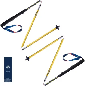 AONIJIE Trekking Poles 2 Pack Adjustable Ultralight Hiking Sticks, Anti-Shock and Quick Lock, Durable 7075 Aluminum for Camping, Mountaining, Backpacking